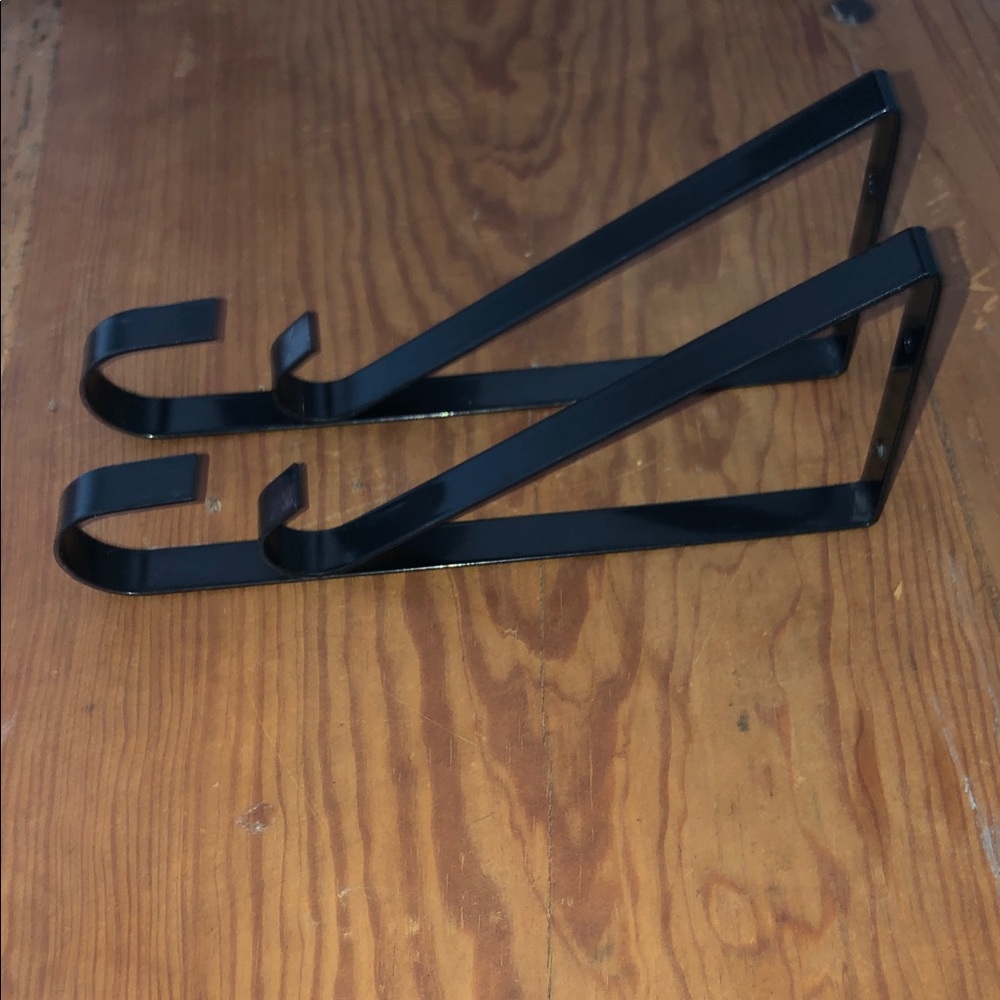 TWO HEAVY DUTY PLANT HOOKS EUC